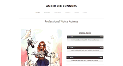 Desktop Screenshot of amberleeconnors.com
